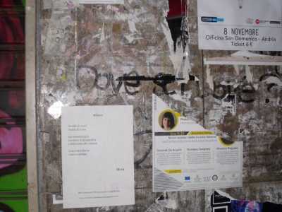 Una poesia del MeP in via Buccari